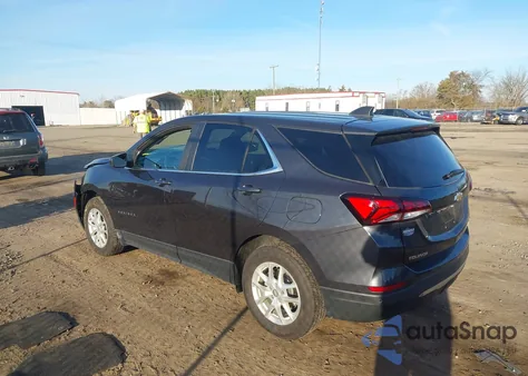 2022 Chevrolet Equinox Awd Lt из США, поврежденный, VIN 3GNAXUEV7NS213319
